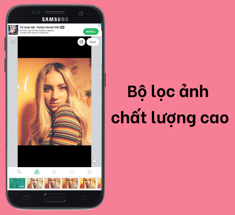 Bộ lọc ảnh phong phú