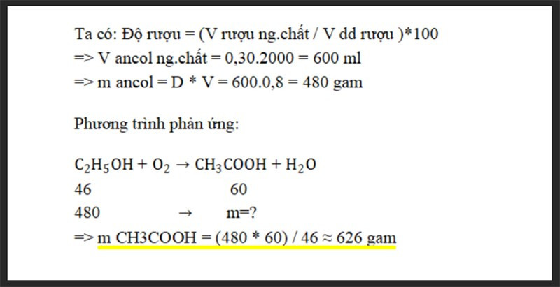 Độ Rượu Là Gì? Công Thức Tính Độ Rượu và Bài Tập Vận Dụng