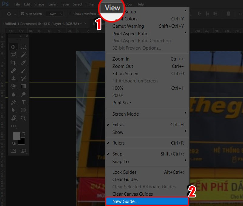 Thủ thuật Photoshop: Hiển thị thước đo và đo kích thước chuẩn xác