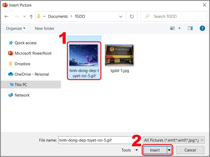 Cách Chèn Ảnh GIF vào PowerPoint Đơn Giản và Hiệu Quả