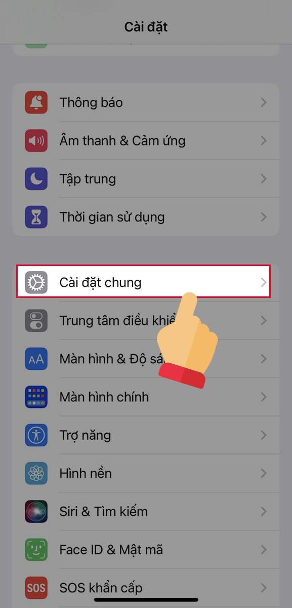 Cài đặt ngày giờ trên iOS