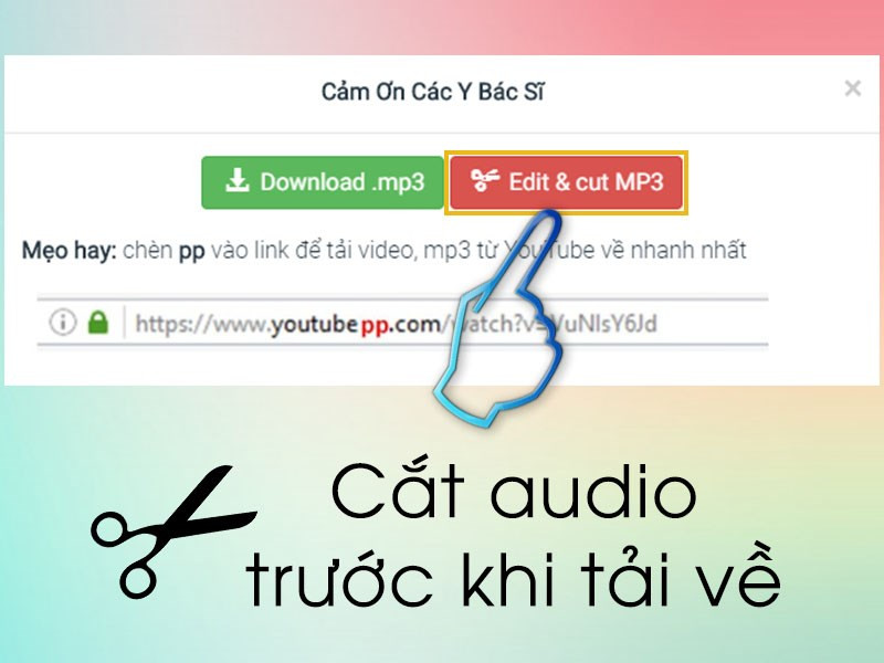 Cắt nhạc MP3 trên Y2mate