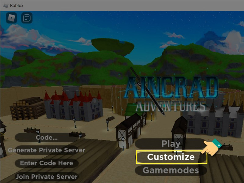 Hướng Dẫn Nhập Code Aincrad Adventures Roblox Mới Nhất