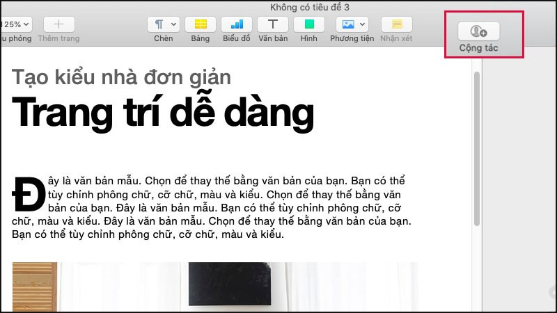 Cộng tác với mọi người mà bạn muốn cùng thời điểm