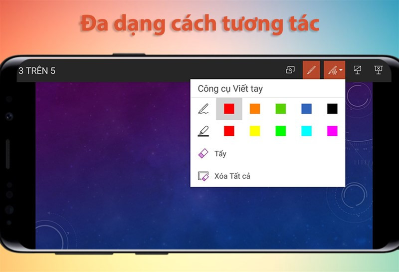 Đa dạng c&aacute;ch tương t&aacute;c