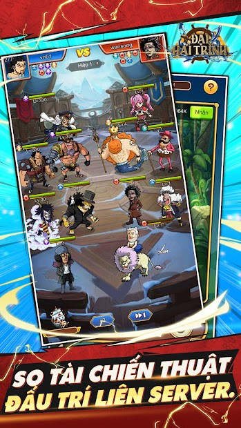 Đại Hải Trình: Game đấu tướng One Piece – Hành trình trở thành Vua Hải Tặc trên Mobile