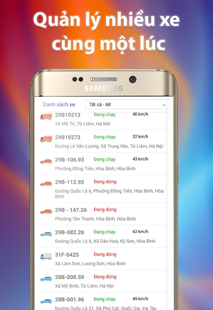 Giám sát nhiều ô tô cùng lúc