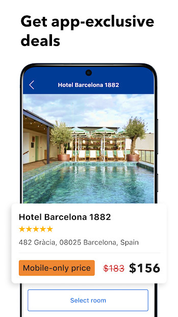 Giao diện Booking.com