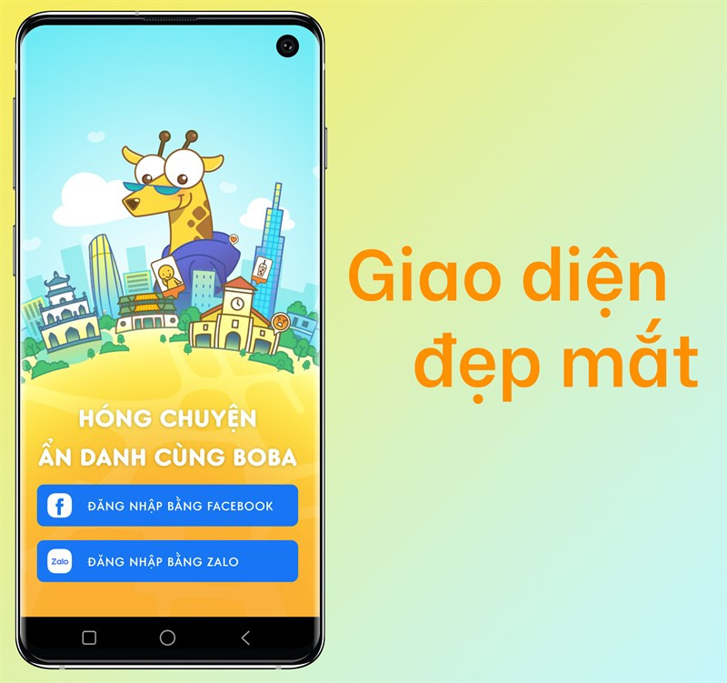 Giao diện đẹp mắt