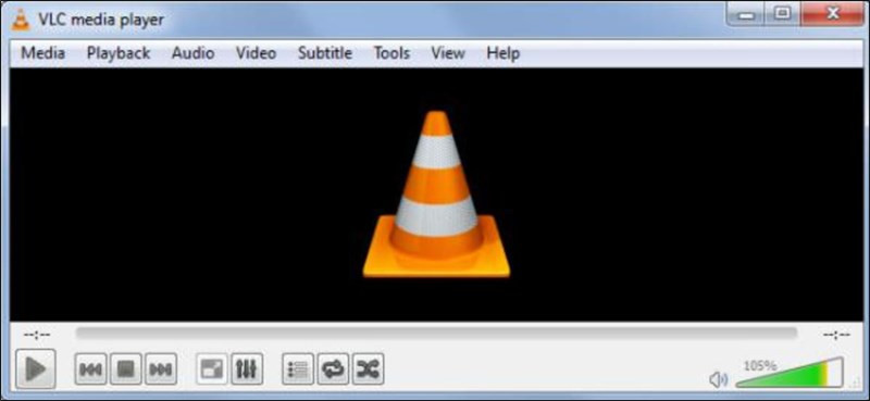 Giao diện phần mềm VLC media player&nbsp;