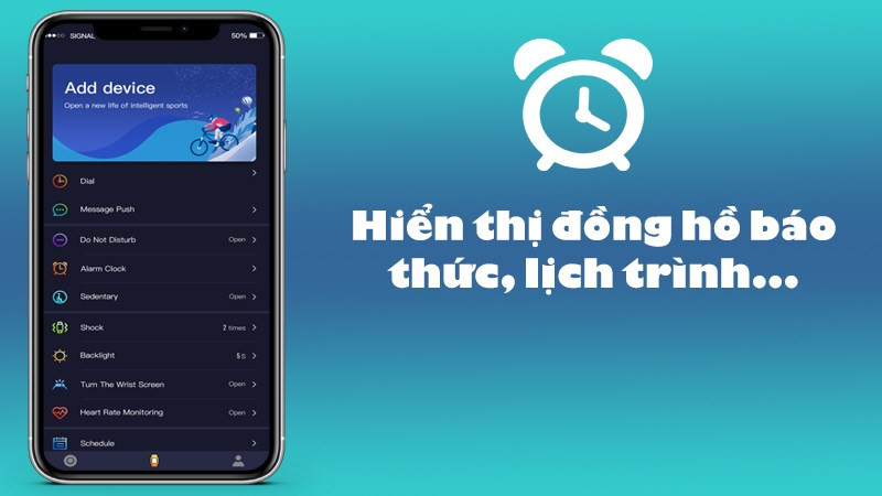 Hình ảnh minh họa các tiện ích