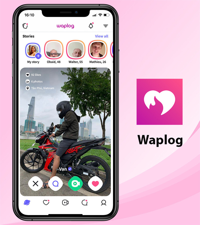 Waplog: Tìm bạn bốn phương, kết nối yêu thương trên iOS và Android