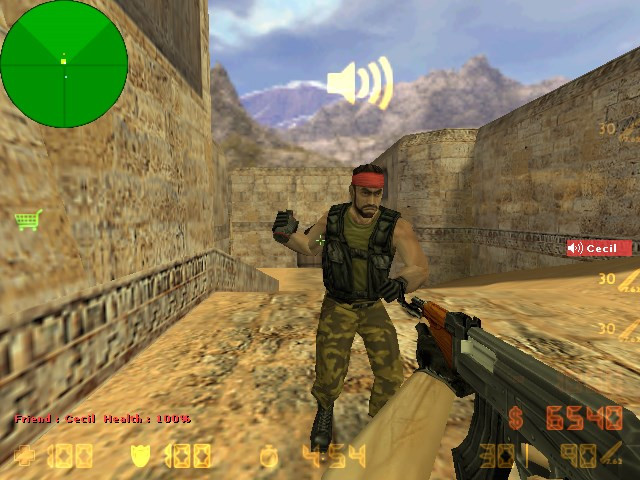 H&igrave;nh ảnh trong game Counter Strike 1.6