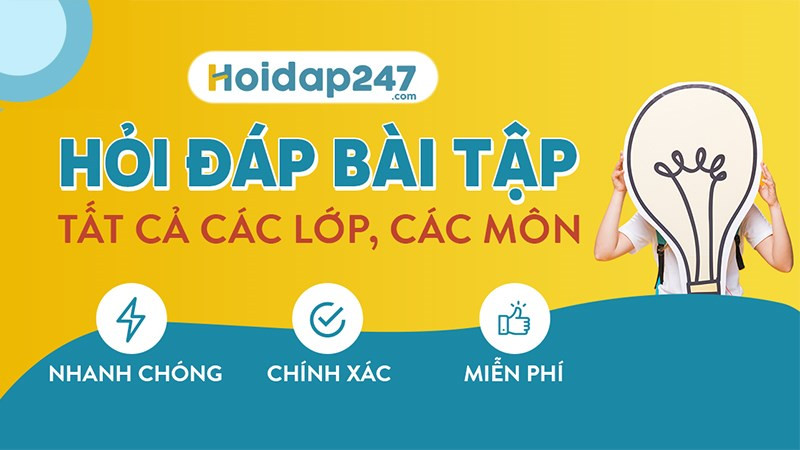 Hoidap247: Hỏi đáp bài tập nhanh, chính xác, miễn phí