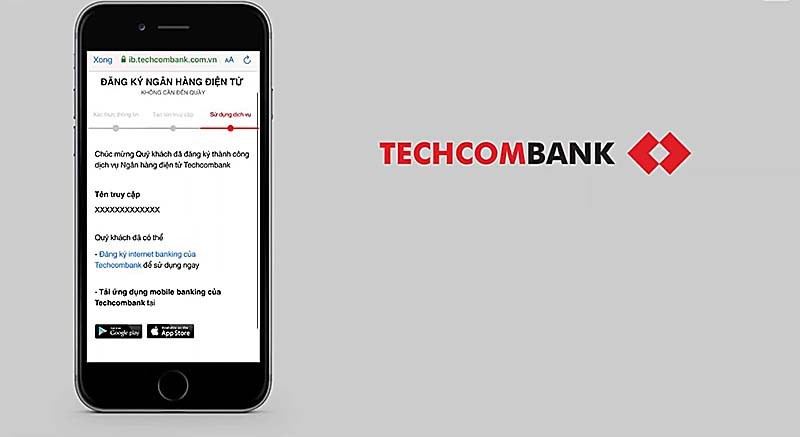 Ho&agrave;n th&agrave;nh dịch vụ Internet Banking tr&ecirc;n điện thoại