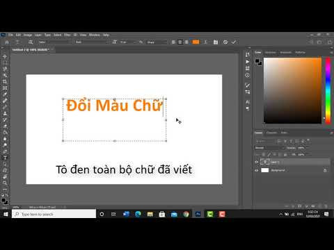 Hướng Dẫn Đổi Màu Chữ Trong Photoshop Chi Tiết Dành Cho Người Mới Bắt Đầu