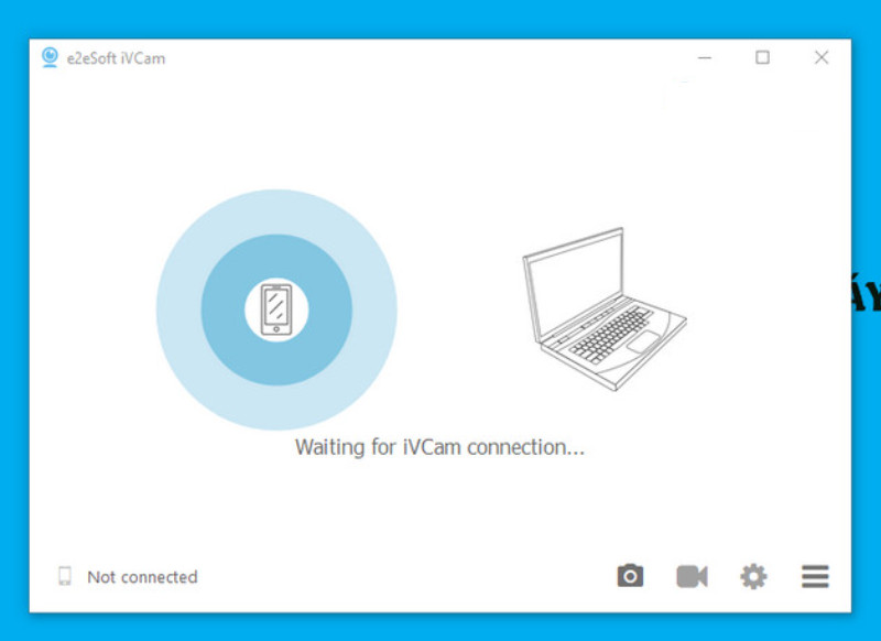 Kết nối iVCam giữa điện thoại và máy tính