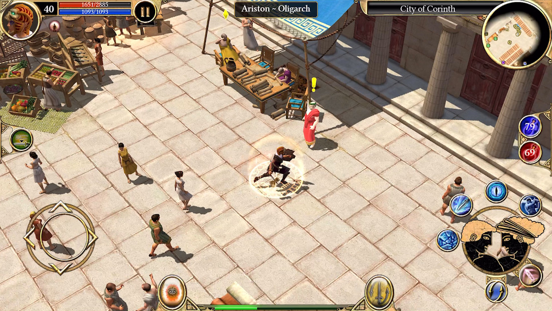 Kỹ năng chiến đấu trong game Titan Quest