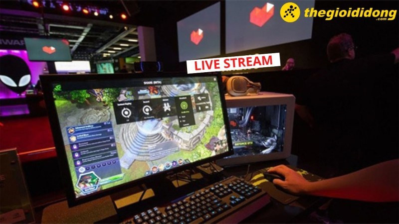 Live stream game trên máy tính