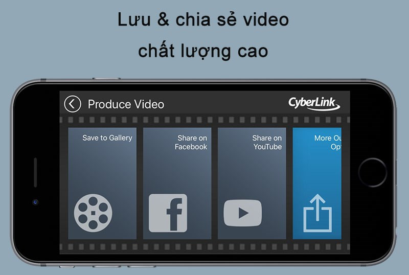 Lưu và chia sẻ video lên mạng xã hội