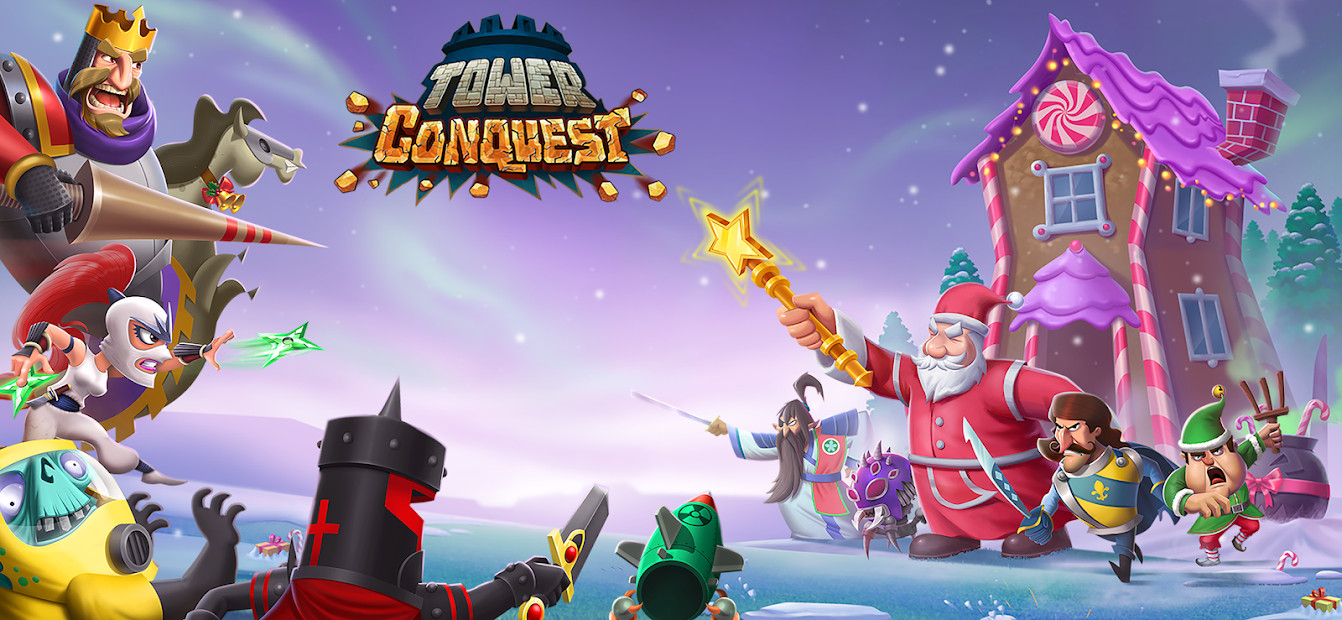 Màn hình chiến đấu trong Tower Conquest