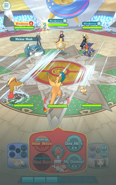 Màn hình chơi game Pokemon Masters EX