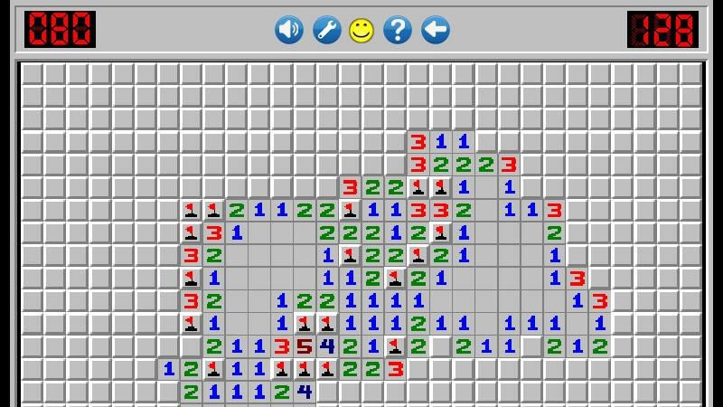 Minesweeper trên máy tính