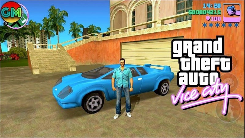 Một pha hành động gay cấn trong GTA Vice City