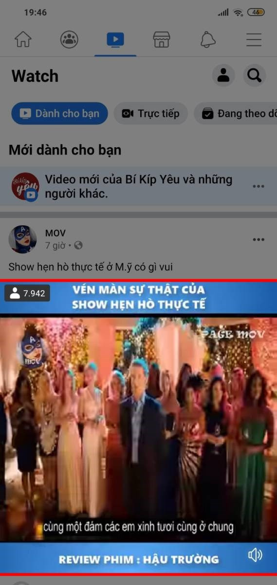 Nhấn đúp vào video