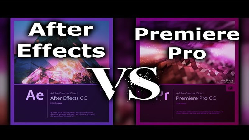 Phần mềm Adobe Premiere và After Effects