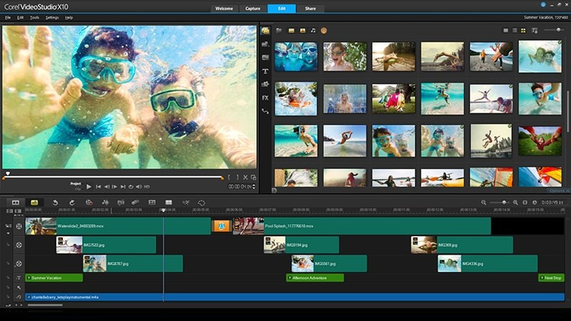 Phần mềm Corel Videostudio