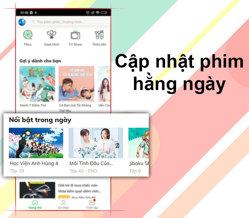 Phim được cập nhật hằng ng&agrave;y tr&ecirc;n Zing TV