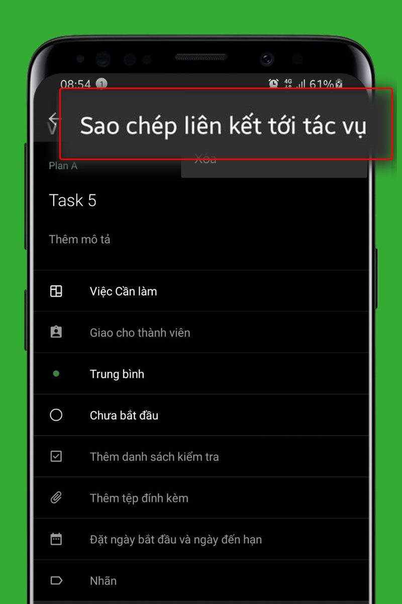 Sao ch&eacute;p li&ecirc;n kết nhiệm vụ