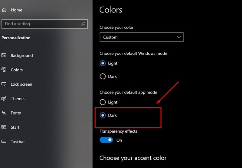 Kích Hoạt Chế Độ Tối (Dark Mode) Trên Windows 10 Dễ Dàng