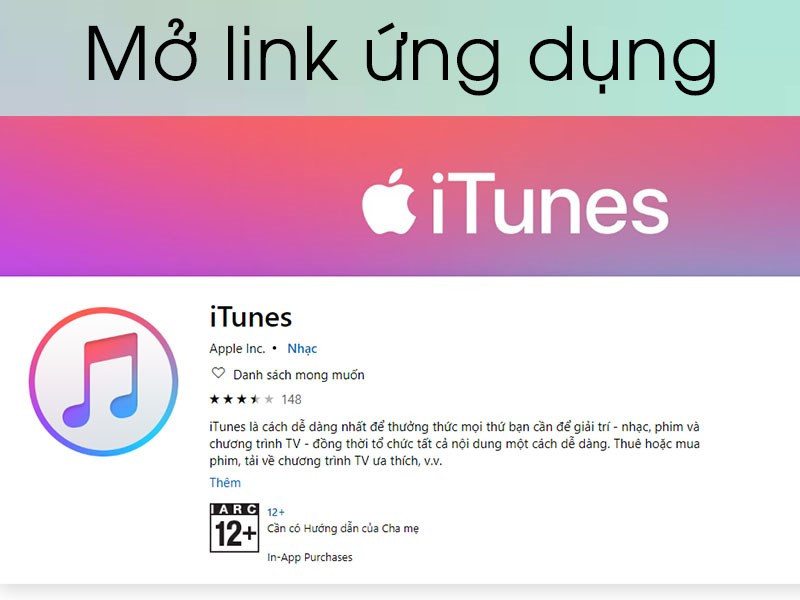 Tải iTunes từ Microsoft Store