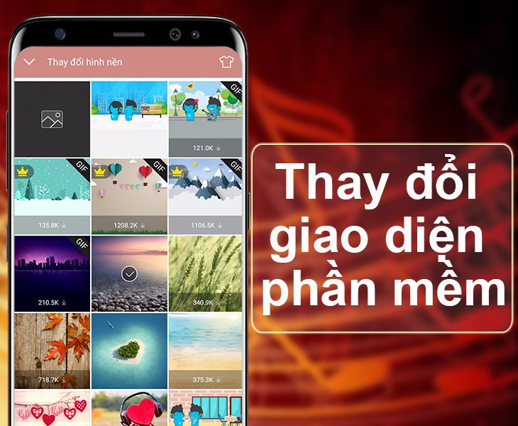 Thay đổi giao diện NhacCuaTui