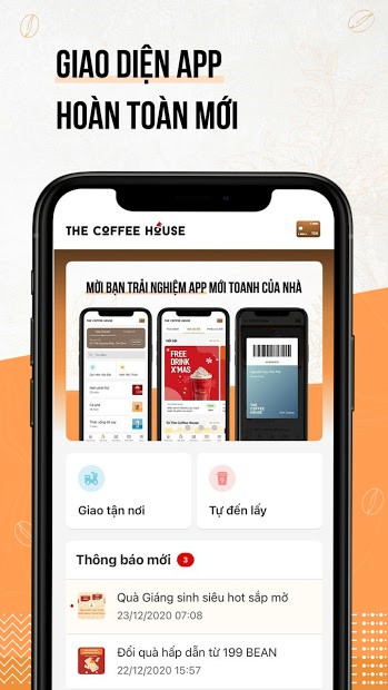 Đặt Đồ Uống Nhanh Chóng, Tiện Lợi Cùng Ứng Dụng The Coffee House