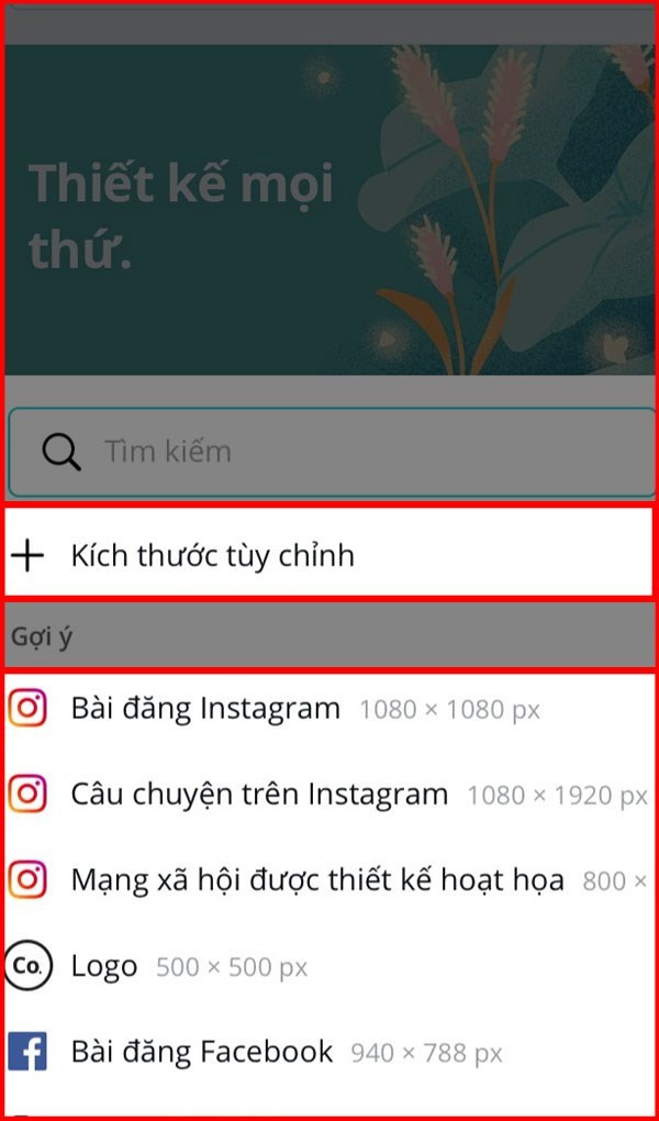 Thiết kế trên điện thoại với Canva