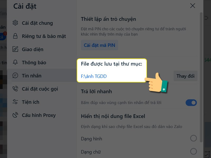 Thư mục lưu