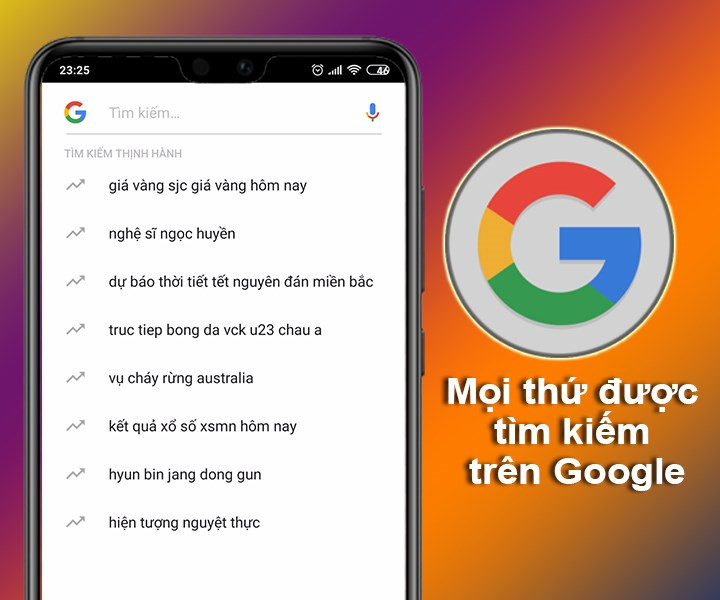 Tìm kiếm mọi thứ trên Google