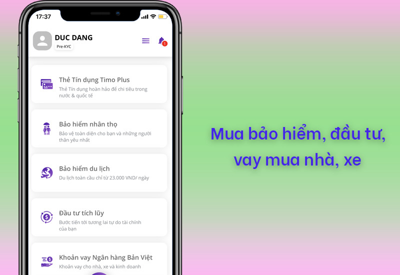 Timo Plus: Ứng dụng ngân hàng số miễn phí, tiện lợi