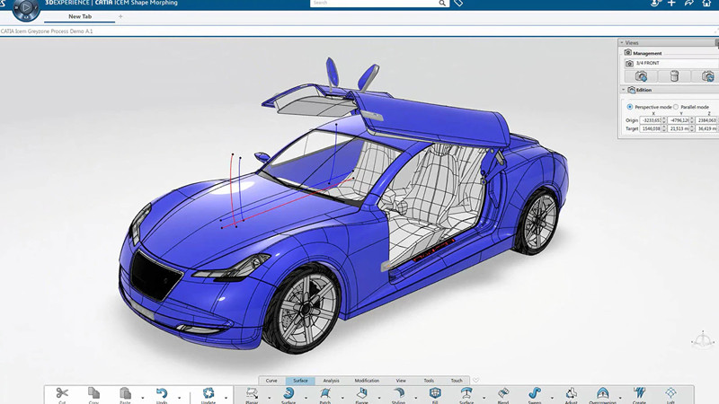 Tính năng CAD của Catia