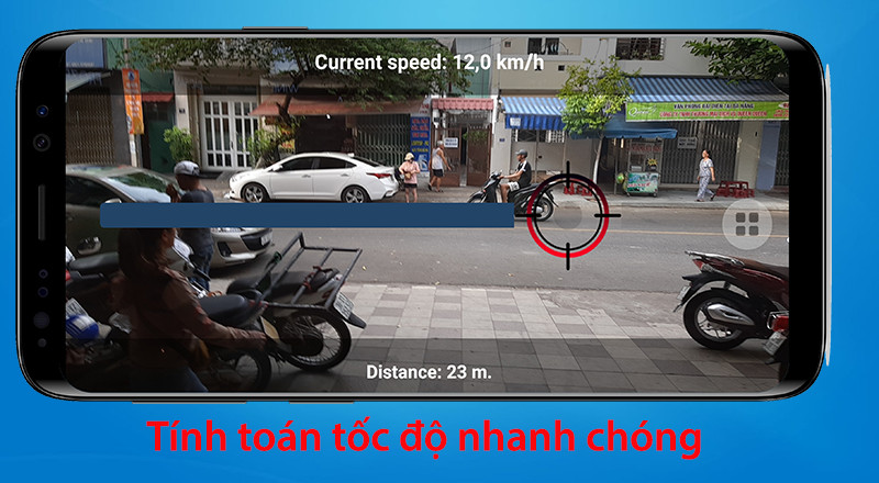 T&iacute;nh to&aacute;n dựa tr&ecirc;n khoảng c&aacute;ch của c&aacute;c vật thể v&agrave; tốc độ di chuyển của n&oacute; tr&ecirc;n m&agrave;n h&igrave;nh