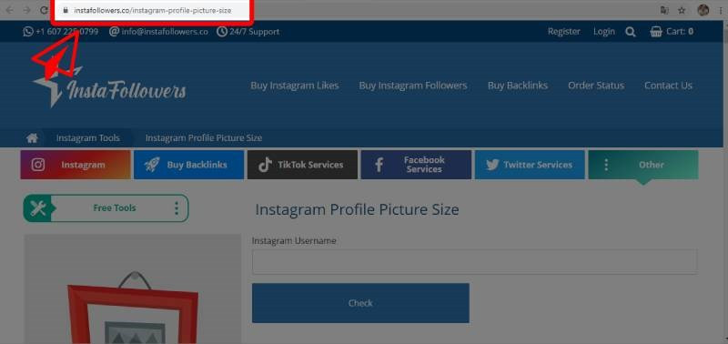 Truy cập vào Instagram Followers