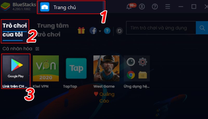 Vào cửa hàng CHPlay