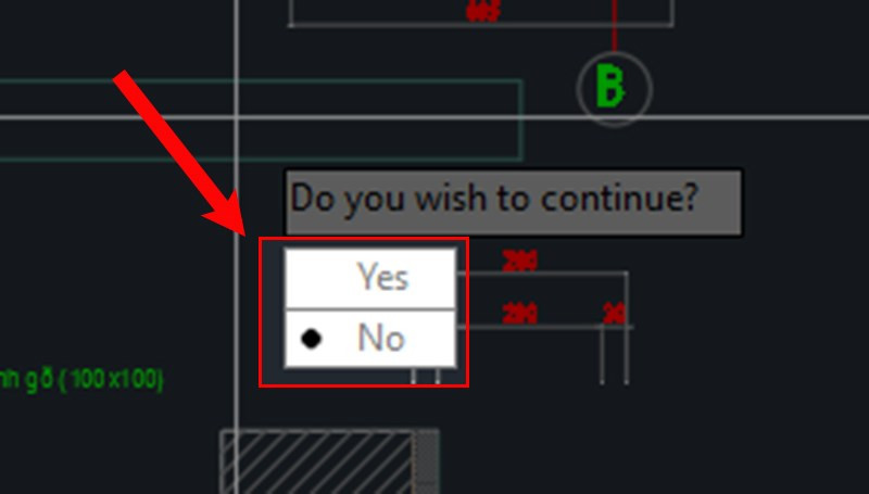 Xác nhận xóa layer