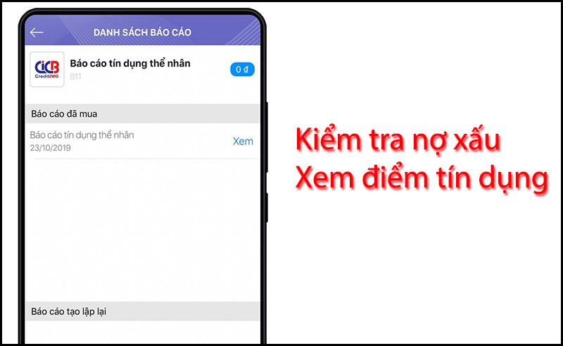 Xem c&aacute;c b&aacute;o c&aacute;o t&iacute;n dụng