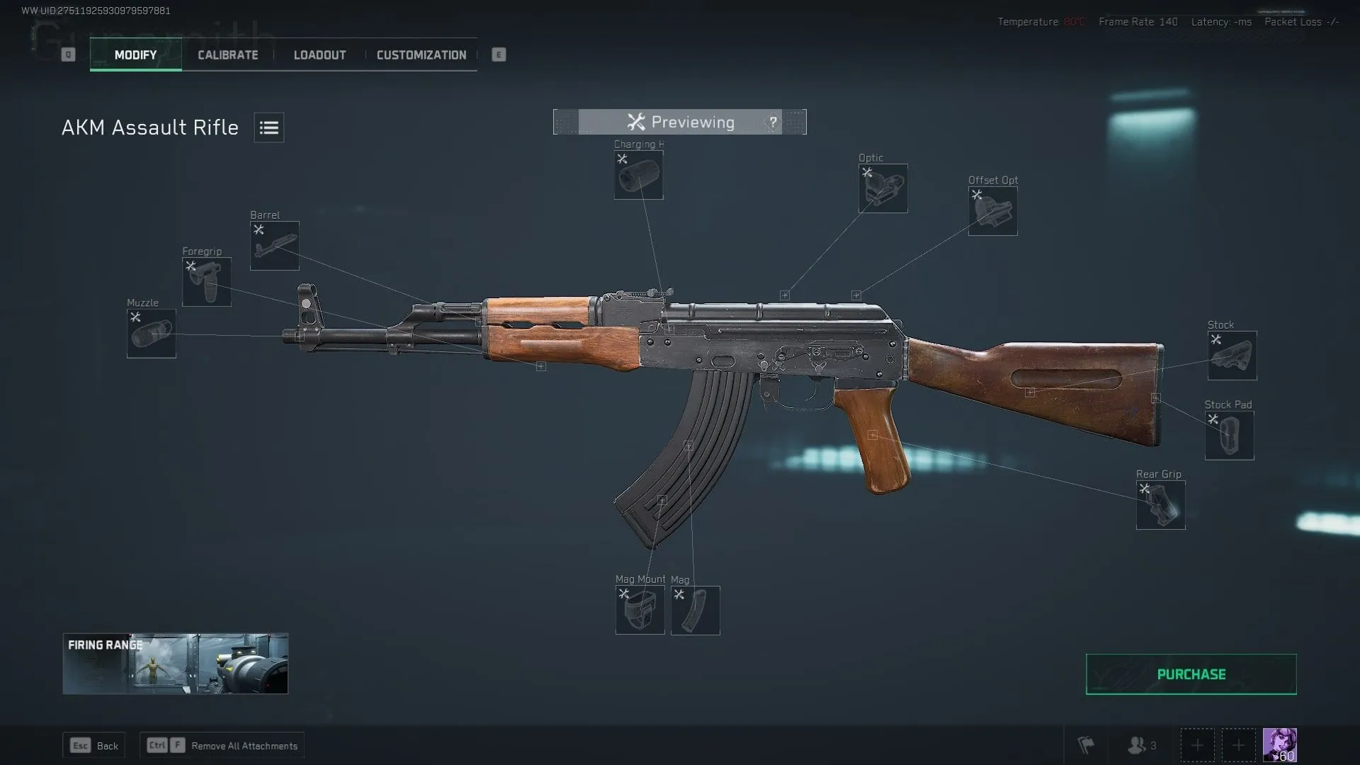 AKM assault rifle Delta Force, một vũ khí quen thuộc và đáng tin cậy