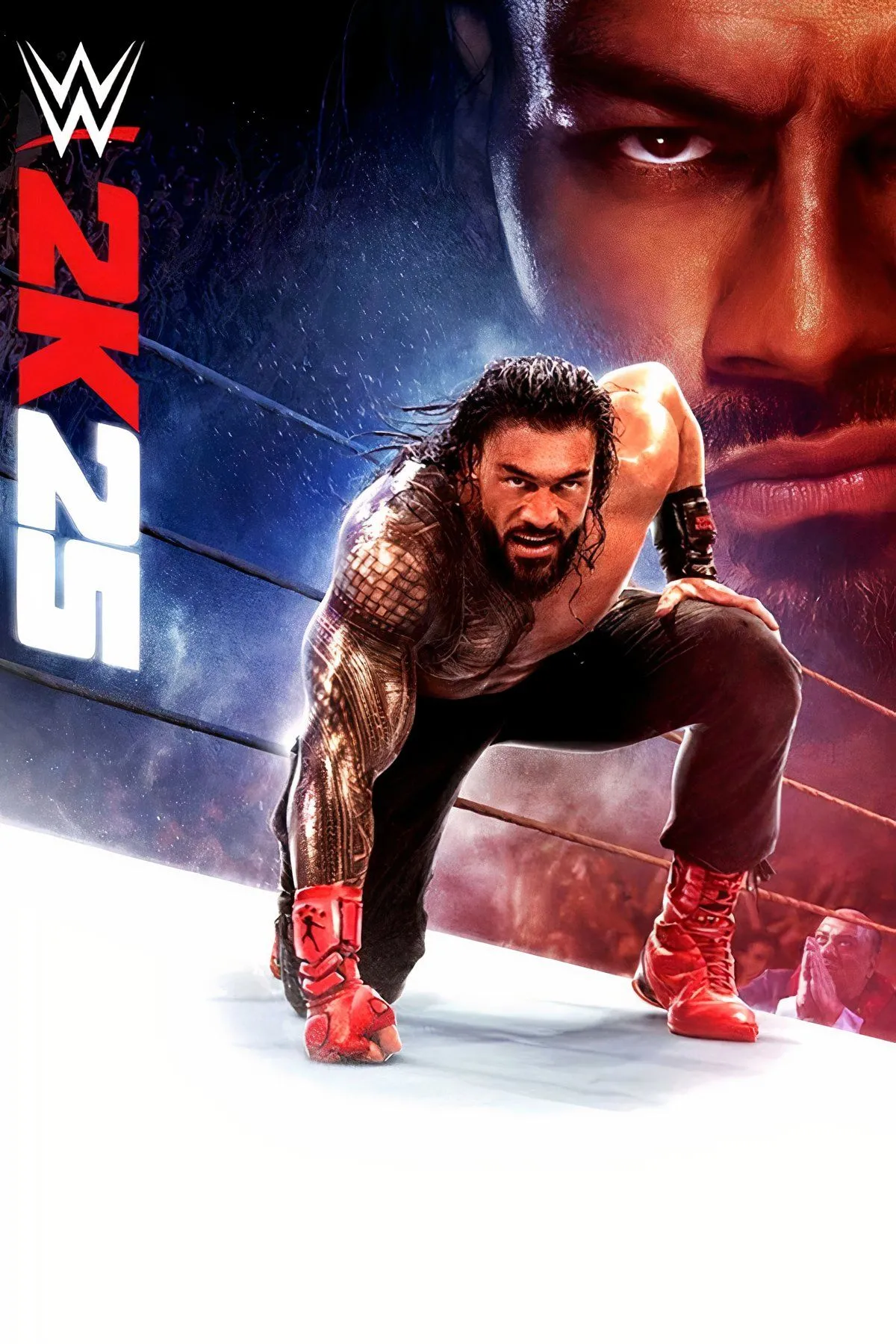 Ảnh bìa chính thức của game WWE 2K25