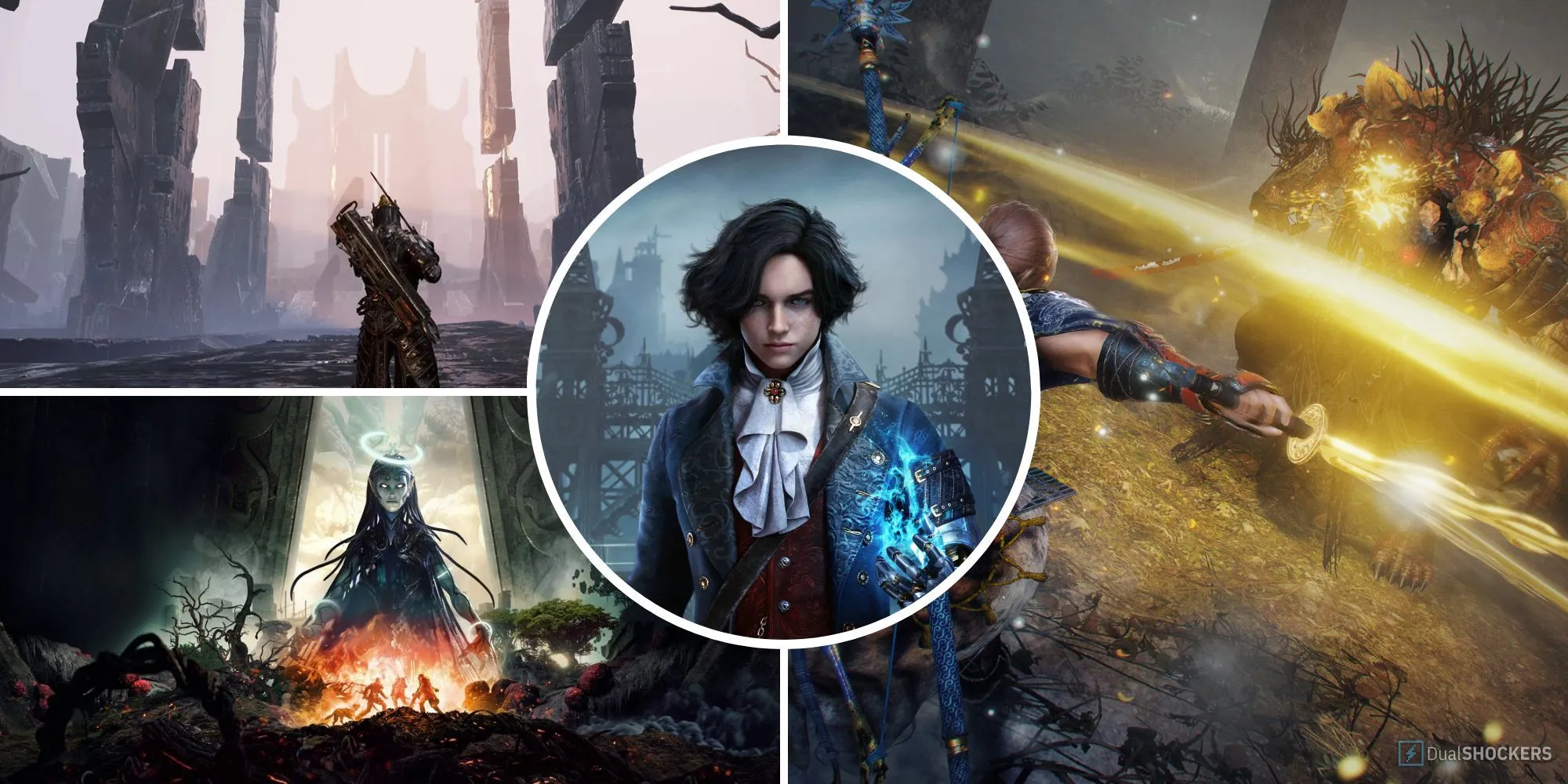 Ảnh bìa tổng hợp các tựa game soulslike hay nhất, nơi Lies of P cũng góp mặt